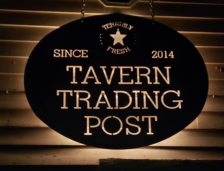 Tavern Trading Post Sign
